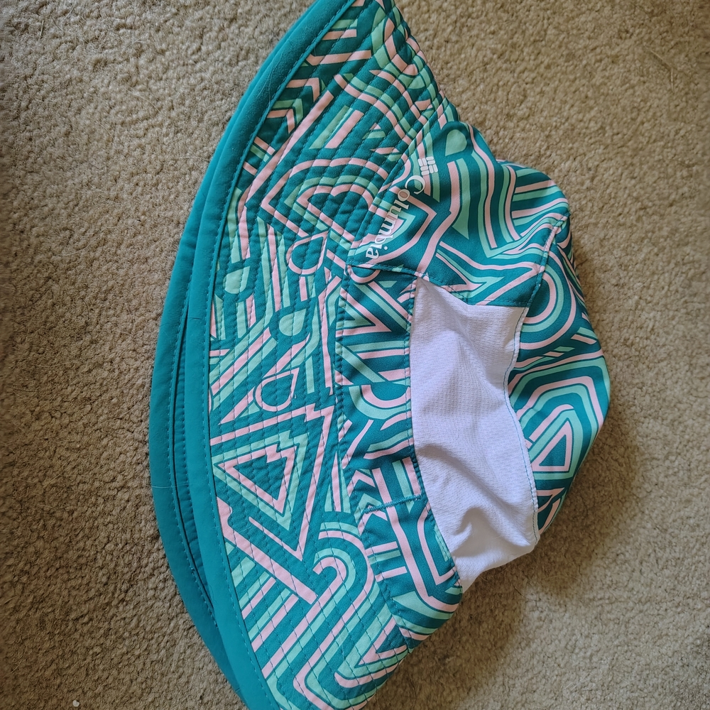 Teal and Pink Patterned Skirt